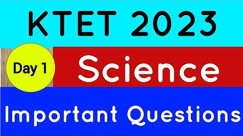 KTET category 1&2 science previous question | ktet science mock test | Ktet coaching | ANS Coaching