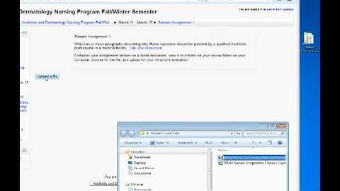 Moodle Assignment Submission Tutorial