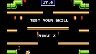 Mario Bros - NES Remix Netplay Tournament - thephantombrain (P1) v mourinhosgum (P2) - Round 2-2 - User video