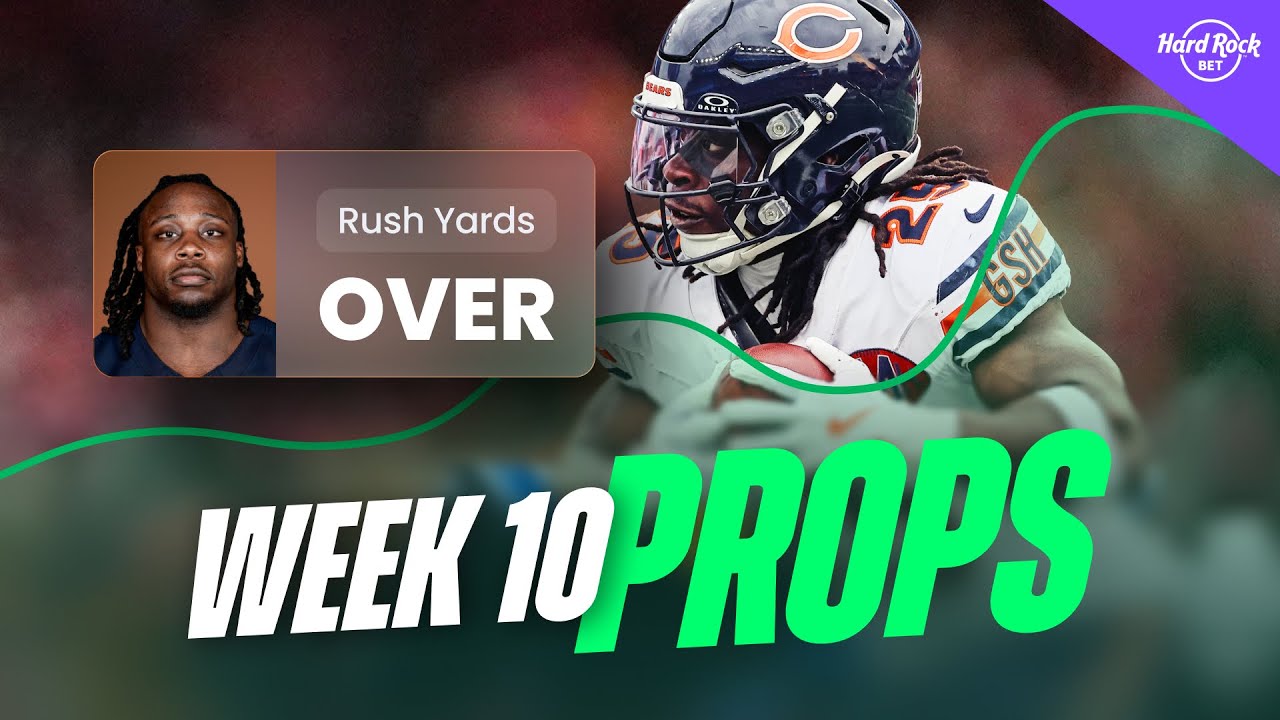 Top 10 NFL Player Props Picks for Week 10 | Prop Bets & TD Scorers ...