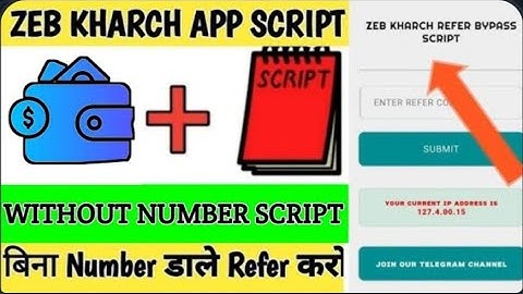 Zeb Kharch App Refer Script || New App Refer Script || New Earning App Today ||Earn With Khushi |