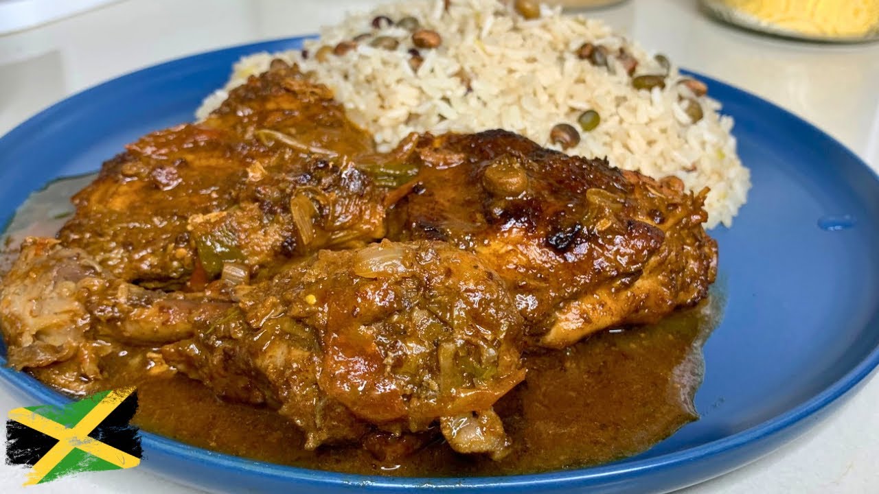 Быстрое, простое и вкусное рагу из риса и гороха / тушеная курица в коричневом соусе [Val’s Kitch...