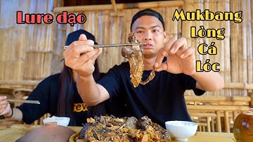 Lure Dạo Đụng Snake, Mukbang Lòng Cá Lóc Có Trứng 
