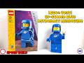 Building the LEGO® 40921 Up-Scaled Blue Astronaut Minifigure