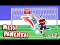 ⬆️MESSI PANENKA!⬆️ 2-2 Barcelona vs Atletico Madrid (Parody 700 goals penalty highlights)