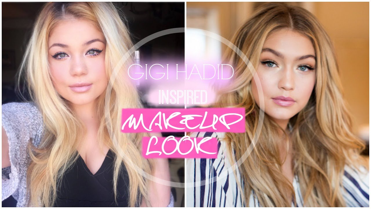 Gigi Hadid Celebrity Inspired Makeup Look YouTube