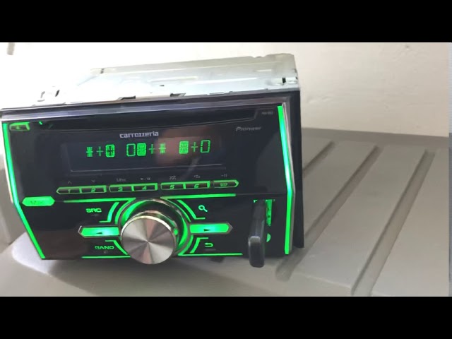 Pioneer carrozzeria fh-580 - YouTube
