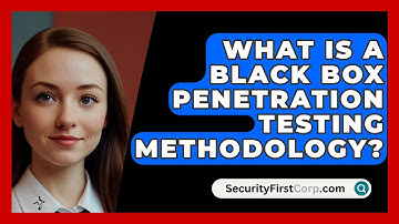What Is A Black Box Penetration Testing Methodology? - SecurityFirstCorp.com
