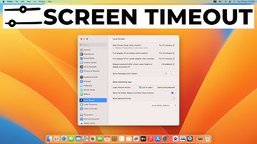 How to Adjust Screen Timeout on MacBook | Change Screen Lock Time