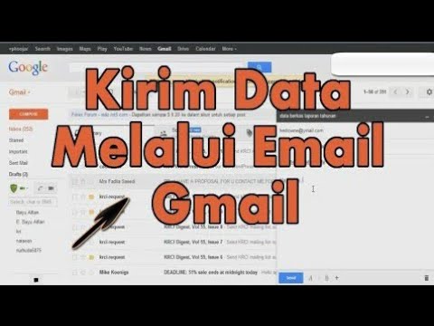 Tutorial cara mengirim file lewat Email (Gmail), lewat HP Android 