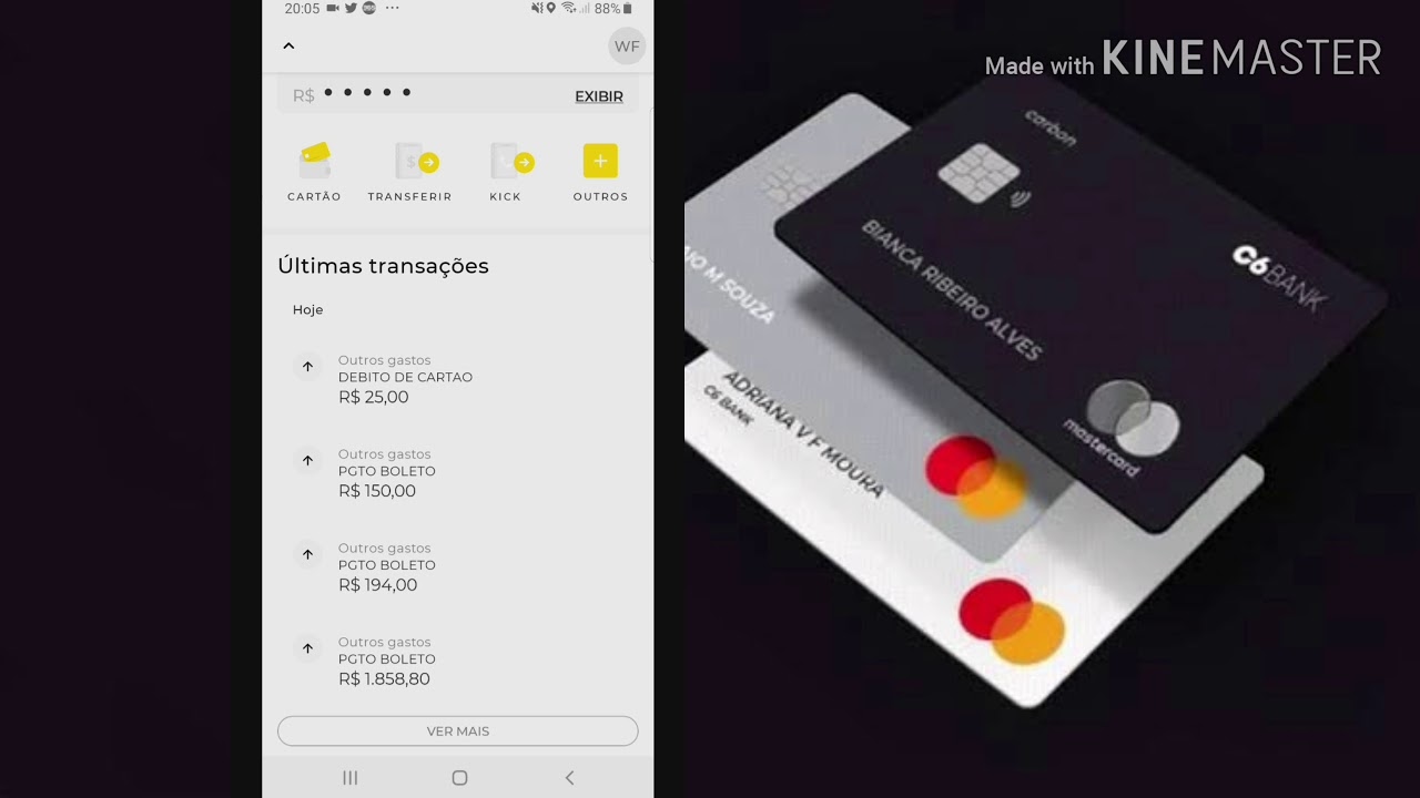 CONTA DIGITAL C6 BANK E OU