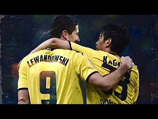 Shinji Kagawa Robert Lewandowski At Borussia Dortmund Youtube