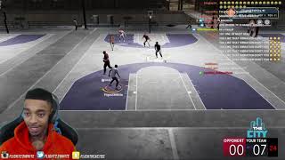 FLIGHT REACTS PLAYS HIS FIRST GAME ON NBA 2K21 NEXT GEN W\/MARIOSMINDSET