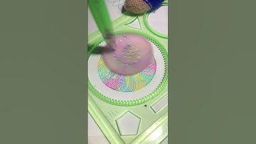 "MIND-BLOWING Spirograph Art!" #shorts #shortvideo #satisfying #spirograph #usa #art #asmr #amzing