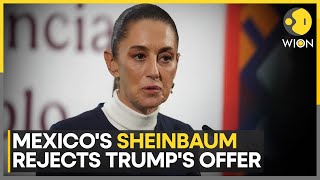 US President Trump Criticises Sheinbaum For Rejecting Offer To Send US Troops | WION