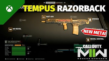 *NEW* AR META has ZERO RECOIL. Best TEMPUS RAZORBACK Class Setup on Season 4 Update (No Commentary)