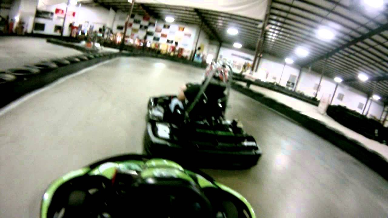 Rush Hour Karting GoPro close racing and spin YouTube