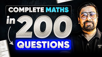 JEE Main 2025 | Complete Maths in 200 Questions