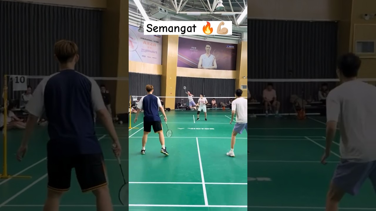LATIHAN BADMINTON FULL SMASH NAMBAH SEMANGAT 🔥💪🏼 