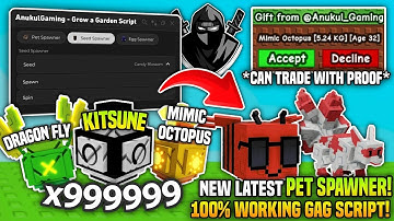 [🌱] NEW PET SPAWNER! 🦝 Grow a Garden 🌶️ Script! • No Key 🔥 *UNPATCHED* 🌈 100% Work ✅ - Anukul Hub V4