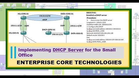 GNS3 003 | Implementing Basic DHCP Server | Small Office Set-up | ENCORE Lab