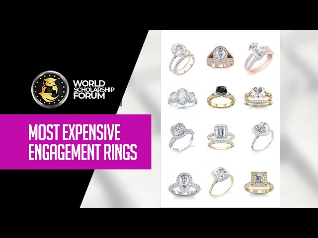 The most expensive engagement rings of all time - Esposa