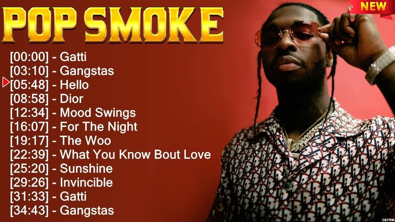 Pop Smoke Rap Greatest Hits - Best Music Playlist - Rap Hip Hop