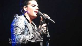 Adam Lambert Performing Starlight in Manchester