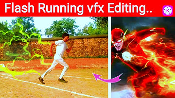 Flash Running VFX video editing|| kinemaster tutorial || Tha flash Running VFX effect|| the flash...