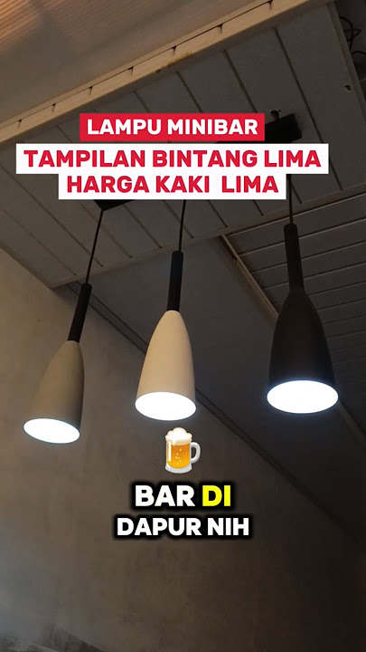 THIS GOOD! ONLY HUNDREDS!! MINIBAR LAMP MODEL #homelights #lights #minimalistlights #kitchenlights