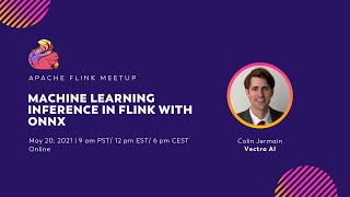 Machine Learning Inference in Flink with ONNX