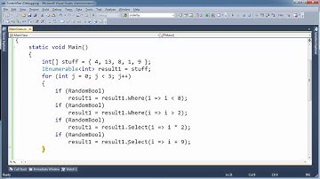 C# LINQ - Deferred Execution - Runtime Created Assembly Lines