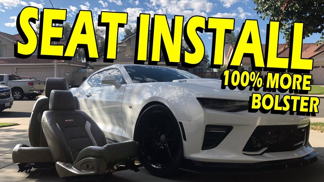 Seat Install 2016 2018 Camaro Ss Youtube