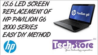 HP Pavilion G6 2000 series : How to replace LED screen easy DIY method 2015  MODEL