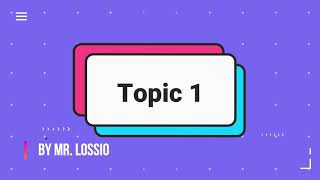 topic 1 PrimeTime