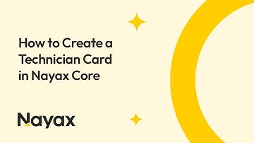 How to Create a Technician Card in Nayax Core