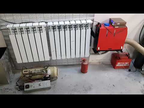 Видео: Отопление в гараже. Китайский фен.