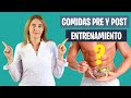 Qué COMER ANTES y DESPUÉS de ENTRENAR | Ingestas antes y después de entrenar | Nutrición deportiva