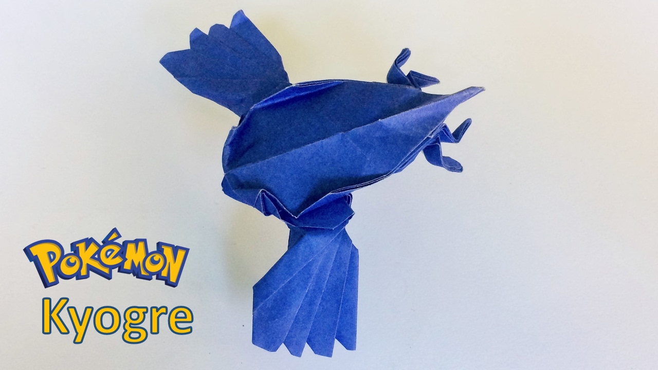 Pokemon Origami Pokemon Kyogre by PaperPh2 YouTube