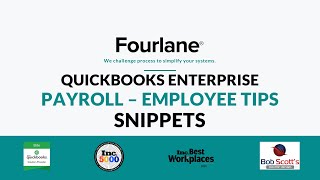 Process Payroll  Tips - Payroll and Employee Tips - QuickBooks Enterprise Snippets