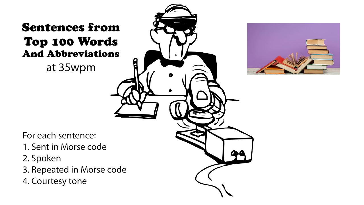 Sentences from Top 100 Words and Abbreviations 35wpm YouTube