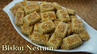 Biskut Nestum rangup, sukatan cawan dan gram | mudah dan sedap sangat