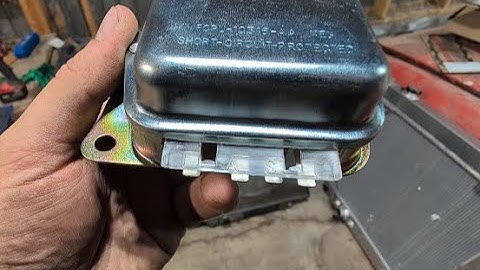 How To Test External Voltage Regulator VS Alternator