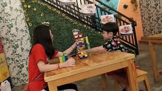 Louis And Cece Main Uno Di Taman Hobi Makan Jln Pluit Karang Ayu