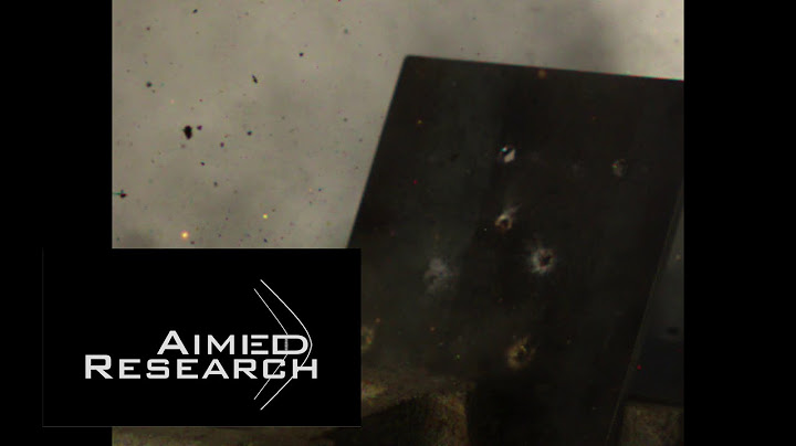 Slow Motion Showdown!: 3/8" MIL-46100 Steel Armor Destroyed!!! Aimed Research