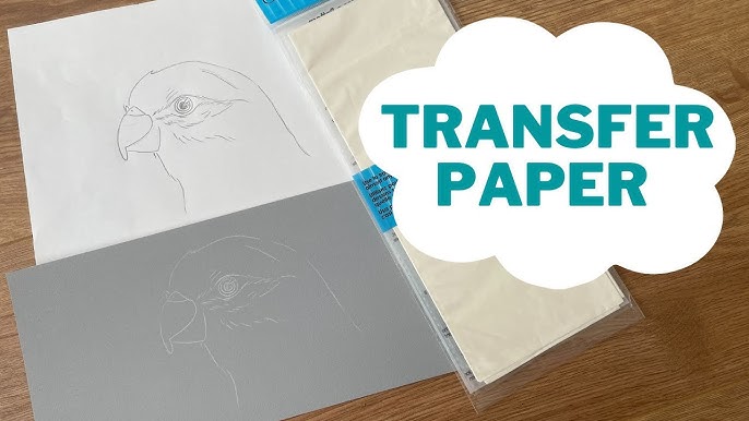 How to Trace onto Dark Paper  White Tracedown Carbon 