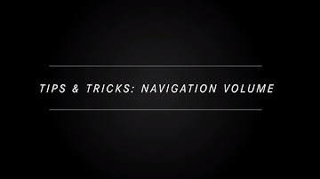 How to Adjust Navigation Volume