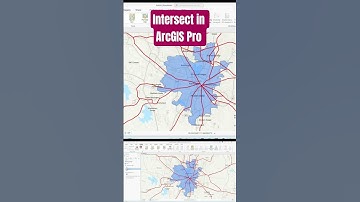 Intersect in #ArcGIS Pro  #gisintelugu #gissoftware #gis #map #education #geography #cartography
