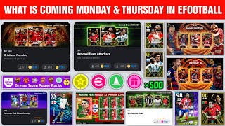 What Is Coming On Monday And Next Thursday In eFootball 2024 Mobile | Free Coins, New Season Update