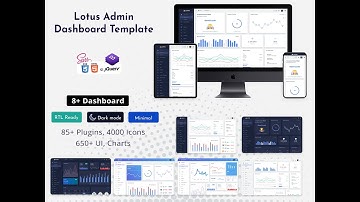 Lotus Responsive Bootstrap Admin Template Dashboard Web Application